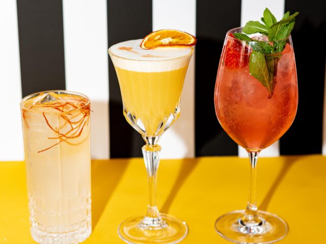 Cocktails - Octopus Fizz, ARCA Sour, Pink Panther